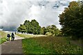 Fountains Abbey: On the path down to the abbey 3