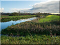 SK9667 : Confluence of the River Witham, North Hykeham by Oliver Mills