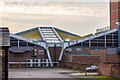 Rear of the former Lincolnshire Motor Company garages, Brayford Wharf North, Lincoln