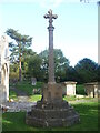 War memorial cross in St Congar