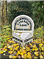 Milestone, B6546, Hall Wood Road