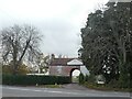 Entrance archway to Heatherton Park, near Bradford-on-Tone