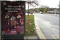 ST3089 : Costa Coffee advert on a Malpas Road bus shelter, Newport by Jaggery