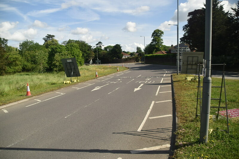 A308 On Large Roundabout © N Chadwick :: Geograph Britain And Ireland