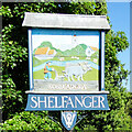 Shelfanger village sign