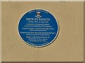 Blue plaque to Hedley Verity, Rawdon Cricket Club