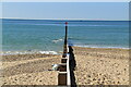 Wooden groyne