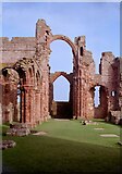 NU1241 : Lindisfarne Priory, Holy Island by Martin Tester