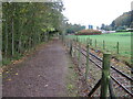 Clyde Walkway beside miniature railway at Carfin