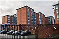 SK9771 : The rear of Brayford Quays, Lincoln by Oliver Mills