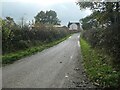 Lane heading south-west to Coton Hill