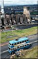SE1634 : Bradford trolleybus 789 descending Bolton Road – 1971 by Michael J Uden