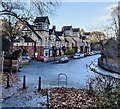 Houses along Park Lane in Kidderminster