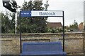 Baldock Station sign