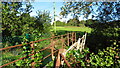 Footbridge over the River Roden, southeast of Wem