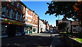 View east along Wem High Street