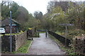 Cycle path to Riverside Meadows from Church Lane