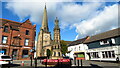 Uttoxeter - Church of St Mary the Virgin & War Memorial