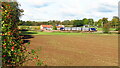 Train passing Fan Field Farm near Netherthorpe