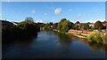 The River Severn, downstream from Welsh Bridge, Shrewsbury