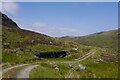 NN6528 : Hydroelectric pipe, Glen Tarken by Richard Webb