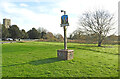 TG1901 : Mulbarton village sign by Adrian S Pye