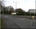 Coychurch Crematorium direction sign