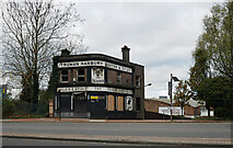 TQ4178 : Derelict pub, Woolwich Road by Stephen Richards