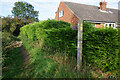 Fingerpost on Charles Avenue, Laceby