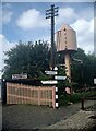 SU5290 : SCC road signpost, Didcot Railway Centre by Martin Tester