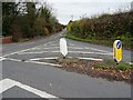 SO7952 : Road junction at Bransford by Philip Halling
