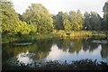 Lake by the railway line