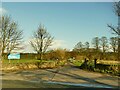 Entrance to Menston & Burley sewage works