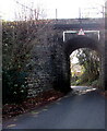 SS9379 : North side of Coychurch railway bridge by Jaggery