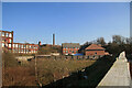 Hartford Mill from the fence by Chadderton Mill