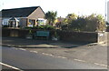 Green bench, Main Road, Coychurch