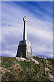 NM6587 : War memorial at Arisaig by Trevor Littlewood