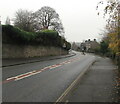 Towards a bend in the A40, Crickhowell