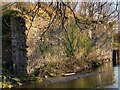 Demolished railway bridge