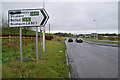 Direction sign along Strathroy Road