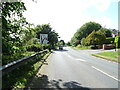 Approaching junction on the A157