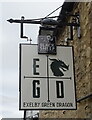 Sign for the Green Dragon, Exelby