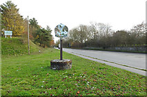 TG1807 : Colney village sign by Adrian S Pye