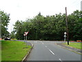 Road junction on Haig Road