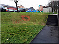 Poppy mural at Regent Court