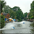 SO8171 : Canal re-oxygenation at Stourport #7, Worcestershire by Roger  D Kidd