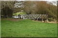 Footbridge over the River Bourne near Ford