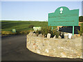 Entrance to Bleadon Hill Golf Course