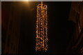 View of Christmas lights on Sloane Square