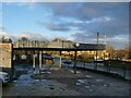 SE2232 : Disused filling station, Robin Lane, Pudsey by Stephen Craven